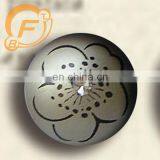 Plating Pattern Big Button Coat Whith Rhinestone in the Middle