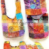 Hippie Shoulder Canvas Bags for Girl and Woman thumbnail-3