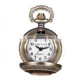 Wholesale Vintage Quartz Watch, Free Shipping Pocket Watch With Alloy Chain and Rabbit Header Wishing Bottle Pearls thumbnail-5