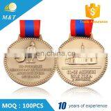 Cheap Custom Design Metal Russia Weightlifting Medal thumbnail-3