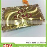 86*54*0.3mm Aluminum/ Stainless Steel Metal Business Card ,embossed Metal Cards thumbnail-2
