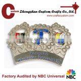 Honor Crown with Logo Custom Metal Medals for sale