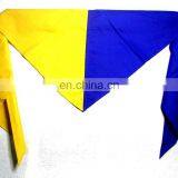 Half and half two color Blank Scouts Neckerchief