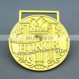 Custom Metal Gold Award Running Copper Sport Medal Hanger