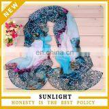 Elegant Lady Chiffon Scarf China Wholesale Scarf Polyester Magic Scarf