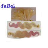 Most Popular Factory Price Buy Wholesale U V Fan Y I Tip Keratin Human Hair Grey Fusion Bond Hair Extensions thumbnail-5