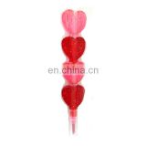 stacking pencil 4 colors heart shaped stacker pencil
