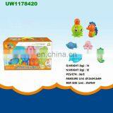 Bath Toy, Fishing Floating Squirts Toy and Water Scoop With Organizer Bag, Toys Fish Net Game in Bathtub Bathroom Pool Bath Time thumbnail-5