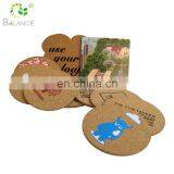 High Quality Customized Printed Cork Board 50-180mm Size Cork Coaster in Bulk Package thumbnail-4