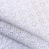 Keqiao Cotton Fabric for Dresses Embroidered White Cotton thumbnail-3