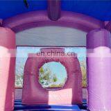 Pink and Purple Sparkling Princess Bounce House For Kids Birthday Party thumbnail-4