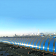 Factory Price Thermal Power Plant Design Construction Building Dome Steel Coal Storage Shed thumbnail-1