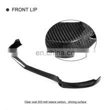 S Class B Style Carbon Fiber Front Lip Spoiler for Mercedes Benz S-Class S500 S550 Coupe 2-Door 14-17 thumbnail-2