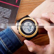 Skmei 1476 Digital Chronograph Resin Strap Camouflage Military Sport Montre Homme Men's Countdown Watch thumbnail-4