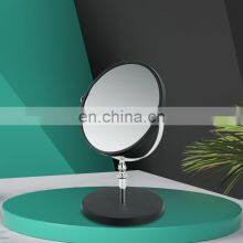 2022 настольное косметическое зеркало. Стандирующее двухстороннее зеркало для макияжа из металла thumbnail-2