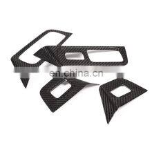 Real Carbon Fiber Car Interior Window Lift Button Frame Trim For Porsche Cayenne Left Hand Drive Accessories thumbnail-3