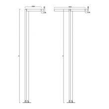 Waterproof Outdoor Post Lights DLG-LED-045 thumbnail-3