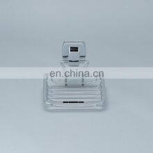 Super Powerful Vacuum Suction Cup Soap Dish - Strong Stainless Steel Sponge Holder for Bathroom & Kitchen (Chrome) thumbnail-2