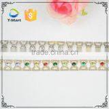 Butterfly Plastic Trimming With Crystal Stone thumbnail-2