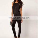 Sleeveless Womens Chiffon Tank Tops Sexy Backless Blouse Unique T-shirt Vest New thumbnail-2