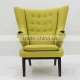 Top Quality Fiberglass Teddy Bear Chair With Ottoman Designed by Hans J. Wegner thumbnail-3