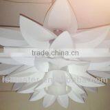 New Design Hot Sale Fashion pp Material Petal Flower Shape Lamp Pendant Light thumbnail-2