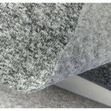 Premium 100% Polyester Melange Knit Coarse Needle Hacci Brushed Fleece Fabric - Ideal for High-End Apparel