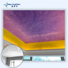 Chinese Factory Blue Kingfisher Manufactures Venetian Plaster, Elegant Texture, Moisture-Proof & Long-Lasting thumbnail-3