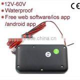 Waterproof GPS Car Tracker with 12-60V Power Supply and FREE GPS Tracking Software APP