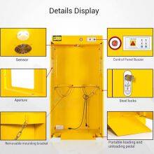 Medical Oxygen Cylinder Cabinet for Hospitals, Double Bottle Capacity Safety Storage With Explosion-proof Windows & Gas Alarm, Custom Supported thumbnail-4