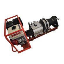 Industrial 5T Gasoline Capstan Winch - 138kg Lightweight, Gravity Brake for Safety thumbnail-4