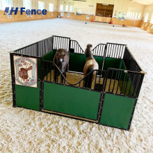 Anping Horse Stable Bamboo Powder Coated Horse Stable Großhandel Pferdeunterstand Boxstall Scheune thumbnail-5