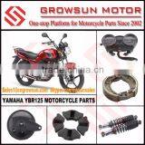 Yam. YBR125 Motorcycle Parts/Speedometer/Brake Shoe/Rear Shock Absorber/Hub Damper/Hub Cover