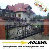 Hot Sales Wrought Iron Main Gate Designs /ornamental Iron House/driveway Gate
