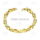 Exquisite Chinese Products 18k Gold Hand Chunky Jewellry Chain Bracelet for Men thumbnail-2