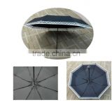nylon 3 fold umbrella
