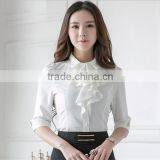 Fashion Office Lady Shirt Butterfly Shirt in High Quality thumbnail-2