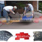Stamping Rubber Pavement Mold Paving Block Mold Concrete Pavement Mould thumbnail-1