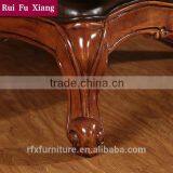American Antique Style Genuine Leather Solid Wood Sofa Set Design for Living Room Furniture N-253 thumbnail-6