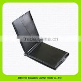 Wholesale custom promotional wallet with card slots blank leather money clip