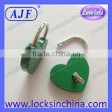 AJF Green Heart Shape Padlocks With Key for Wedding Decoration thumbnail-2