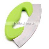 Hot Sale Stainless Steel Dough Scraper With Color Plastic Handle