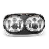 Harley Headlamp Double 5 3/4 Inch Round Daymaker Harley Roa-d Glide Custom LED Motorcycle Headlight thumbnail-3