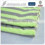 Jiufan Textile Popular-sold Knit Fabric Yarn Dyed Fabric Spun Polyester Spandex Fabric for Clothing