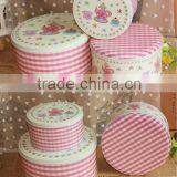 London Sence Hot Sell Round Shaped Snack Tin Box