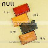 popular leisure style phone branded genuine leather wallet