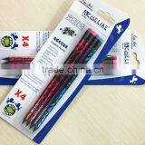 Standard Size Round Shape Black Wood Heat Rolling Laser HB Pencil in Blister Card thumbnail-3