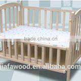 2016 Classic Design Clear Panel Adjustable Solid Baby Wooden Bed thumbnail-1