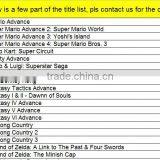 Mario and Final Fantasy Games for Gba