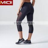 China Manufaturer Moisture Wicking Cottony Ladies Crops Spandex Yoga Leggings thumbnail-2